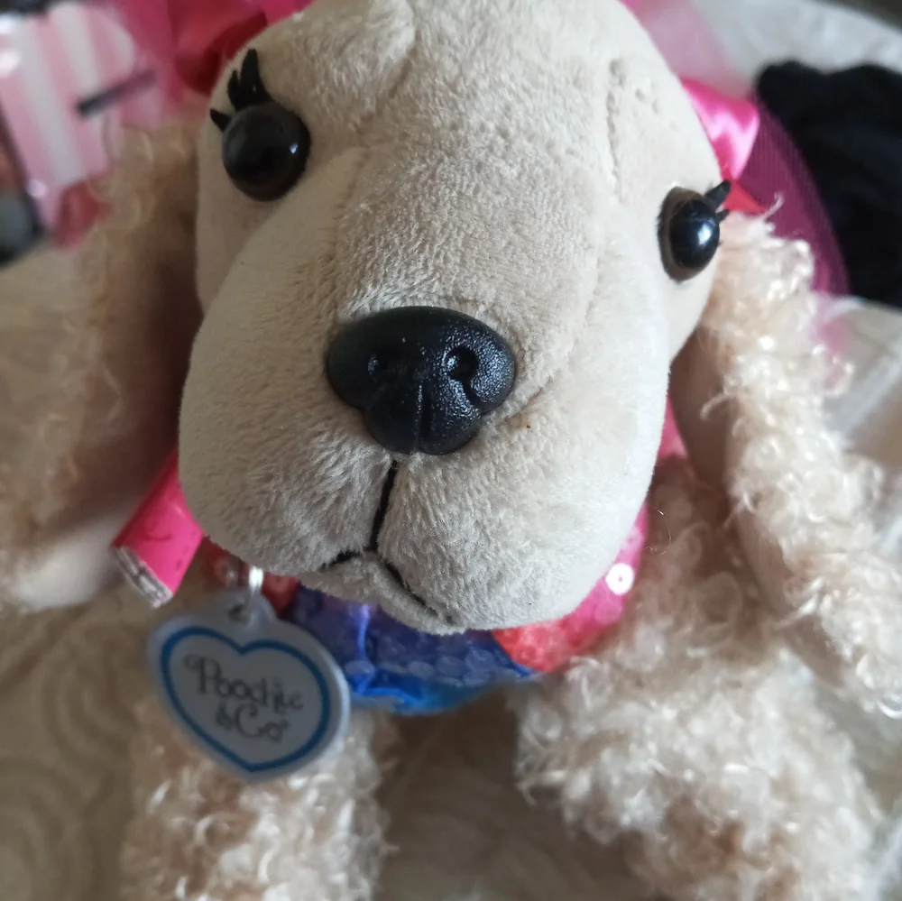 Kids poochie & Company curly dog purse